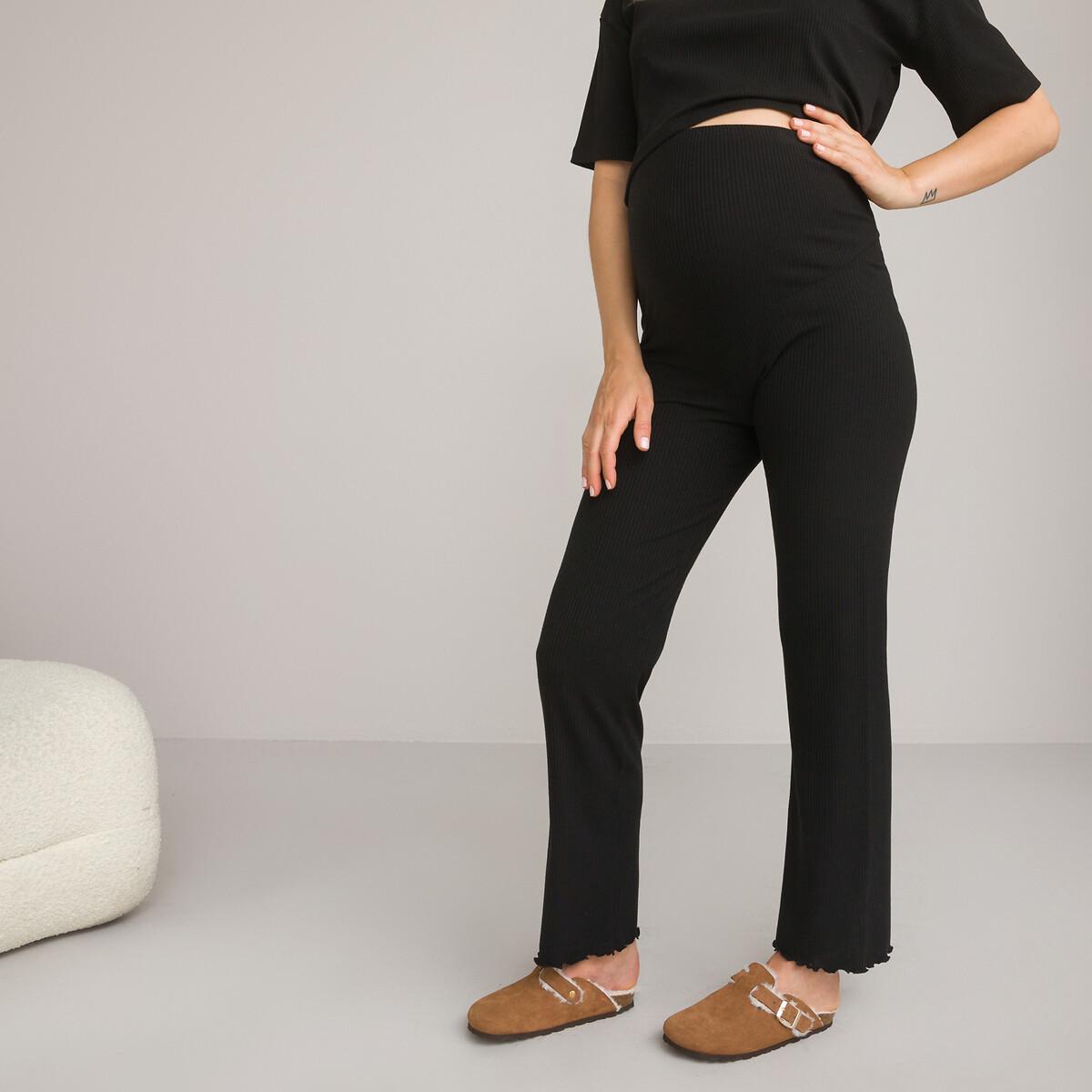 Ausgestellte Umstands-leggings Mit Hohem Stretch-bund Damen Schwarz L von La Redoute Collections