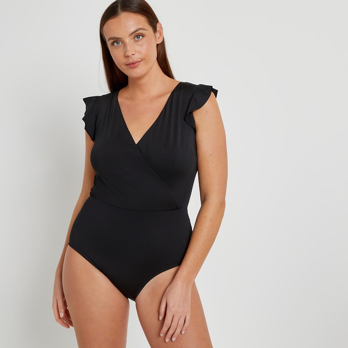 La Redoute Collections - Badeanzug, für Damen, Schwarz, Größe 42 von La Redoute Collections