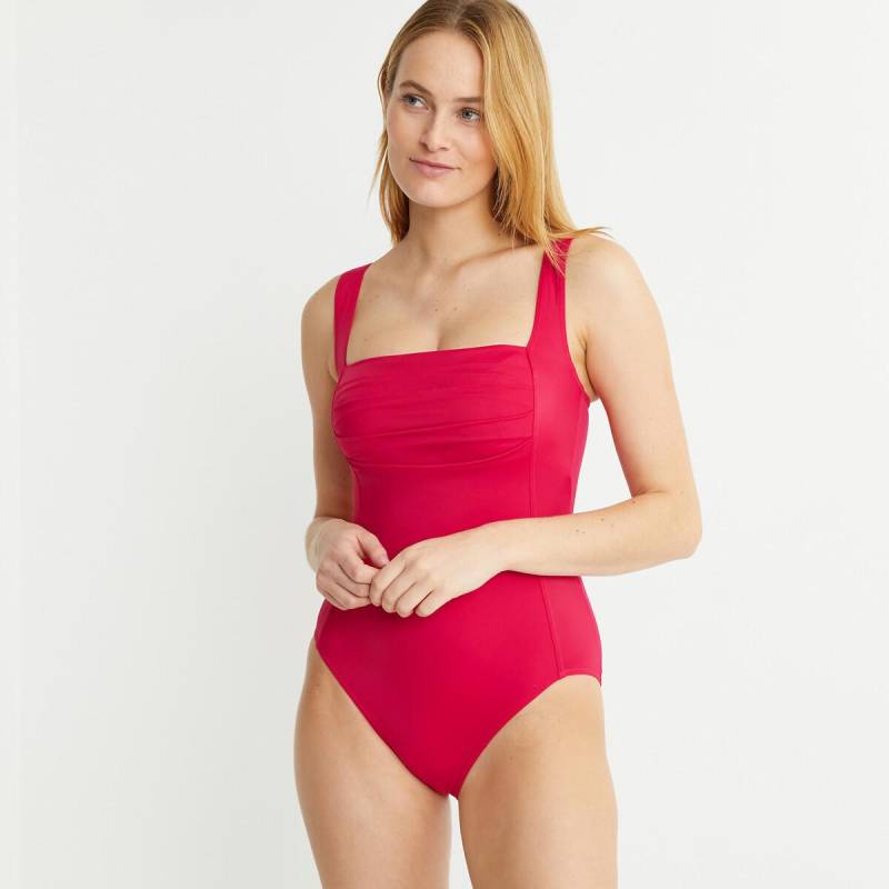 Badeanzug Mit Bauch-weg-effekt Damen Rosa 34 von La Redoute Collections