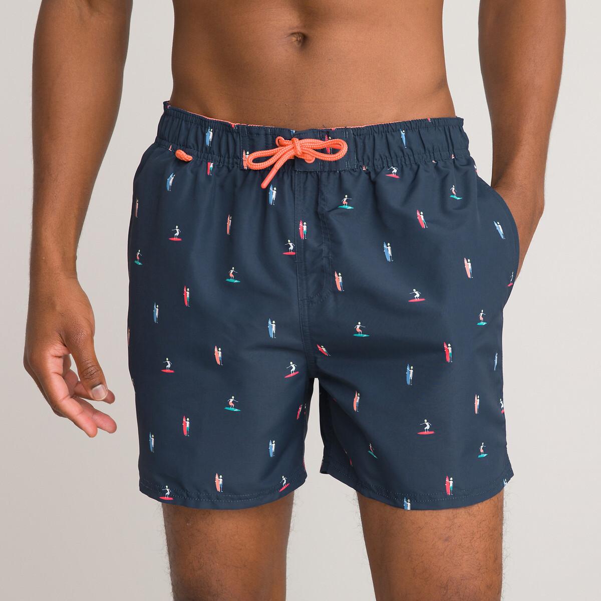 La Redoute Collections - Badeshorts, für Herren, Blau, Größe L von La Redoute Collections