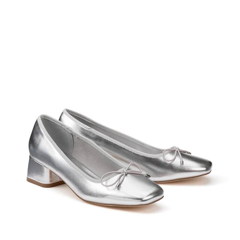 Ballerinas Mit Absatz Damen Grau 37 von La Redoute Collections