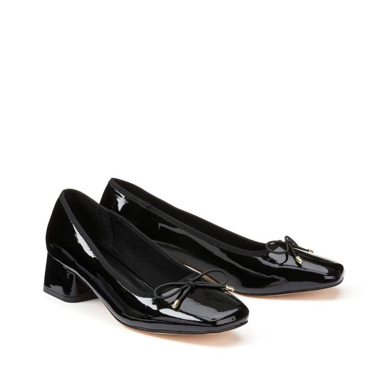 Ballerinas Mit Absatz Damen Schwarz 37 von La Redoute Collections