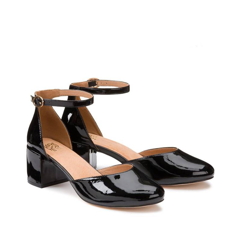 Ballerinas Mit Absatz Damen Schwarz 39 von La Redoute Collections