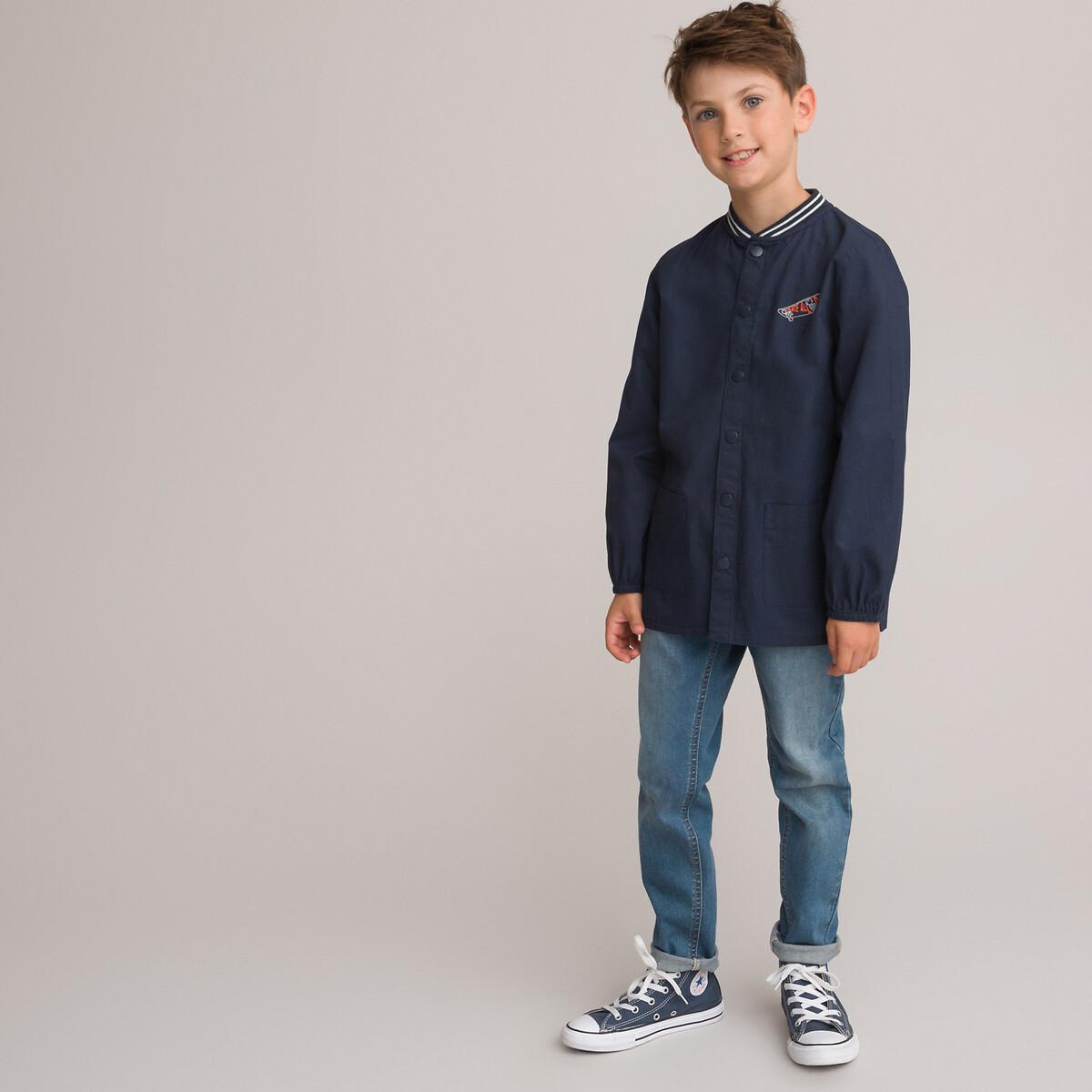 Bastelkittel Mit Druckknöpfen Und College-kragen Jungen Blau 102 von La Redoute Collections