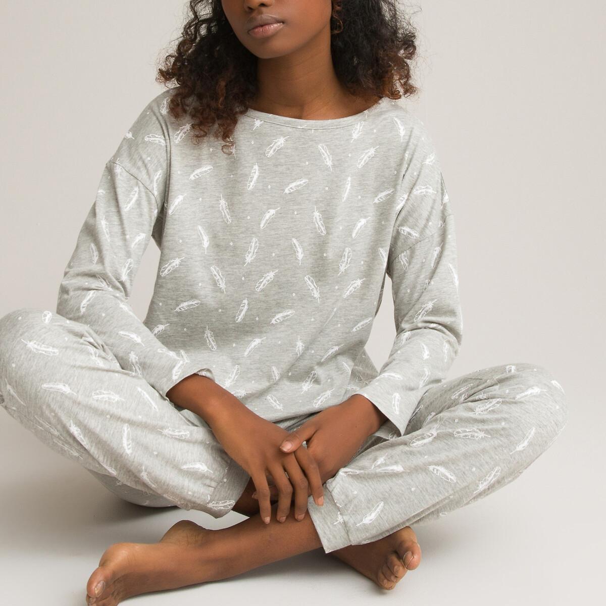 SO'HOME - Bedruckter Pyjama, für Damen, Grau, Größe 33/34 von SO'HOME