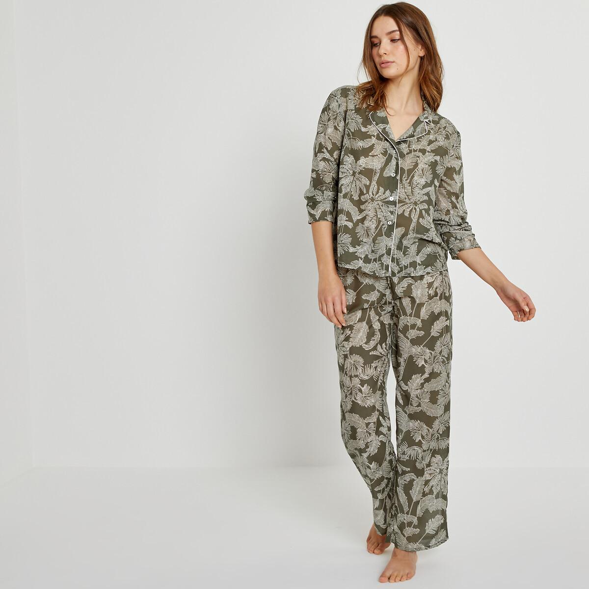 Bedruckter Pyjama Im Retro-stil Damen Weiss Bedruckt 34 von La Redoute Collections