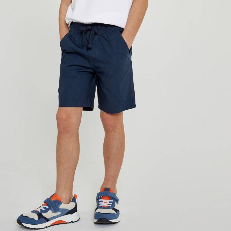 Bermudas Aus Popeline Jungen Blau 118 von La Redoute Collections