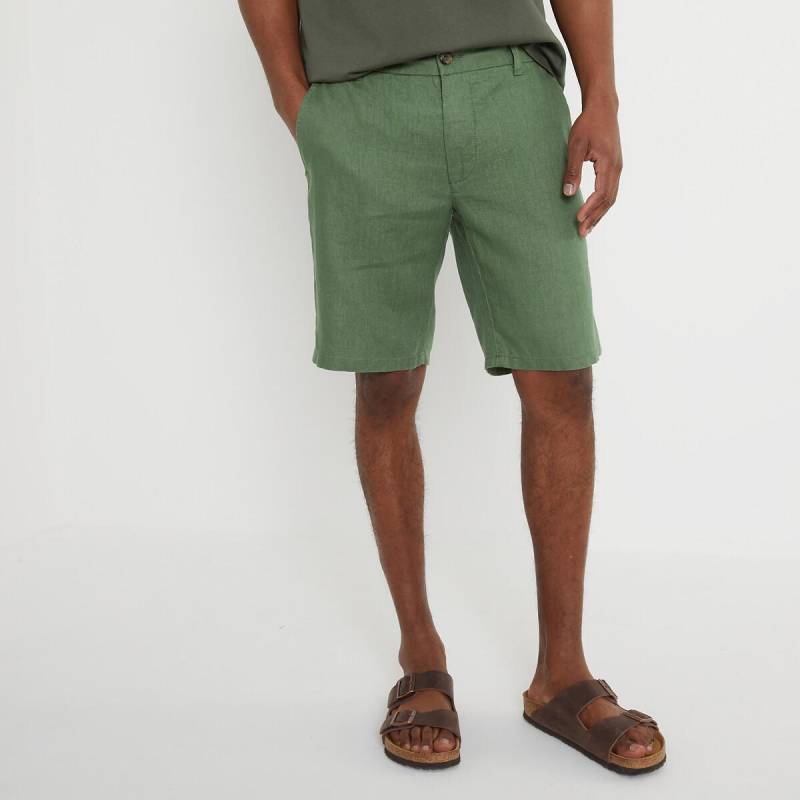 La Redoute Collections - Bermudas, für Herren, Grün, Größe 42 von La Redoute Collections