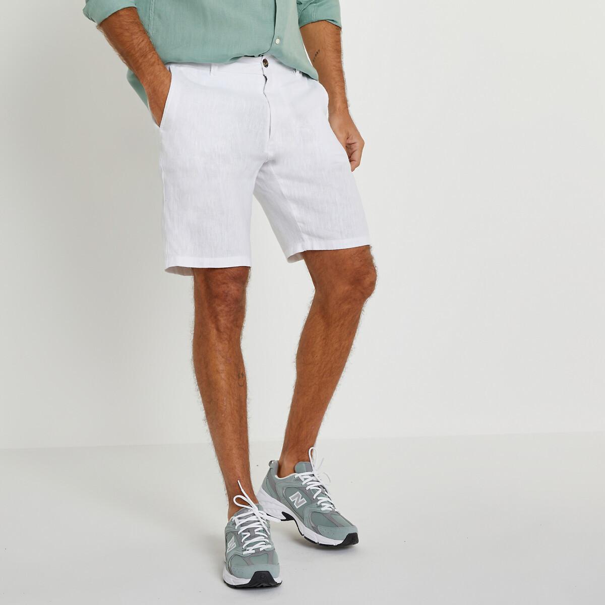 La Redoute Collections - Bermudas, für Herren, Weiss, Größe 52 von La Redoute Collections