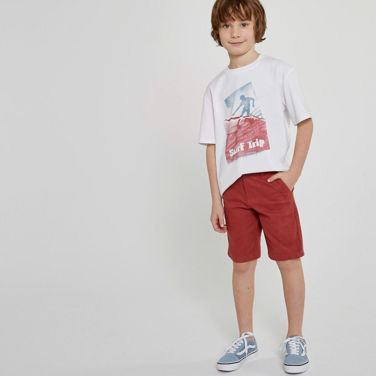 Bermudas Jungen Rot 118 von La Redoute Collections