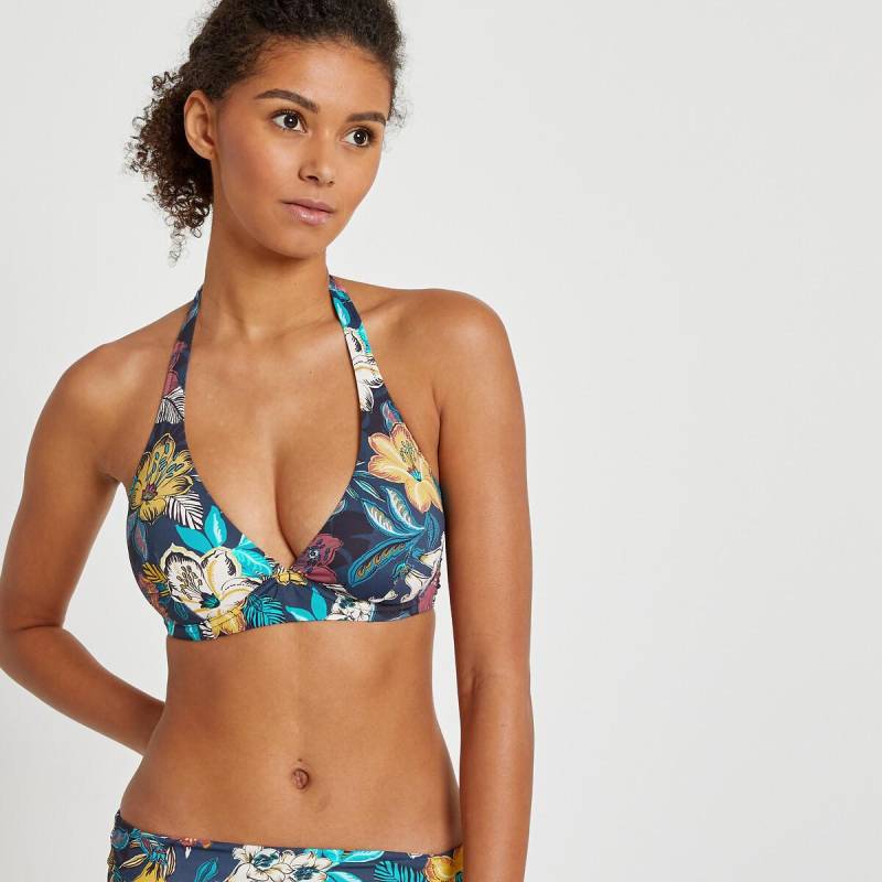 Bikini-oberteil In Foulard-form Unisex Grün Bedruckt D/75 von La Redoute Collections