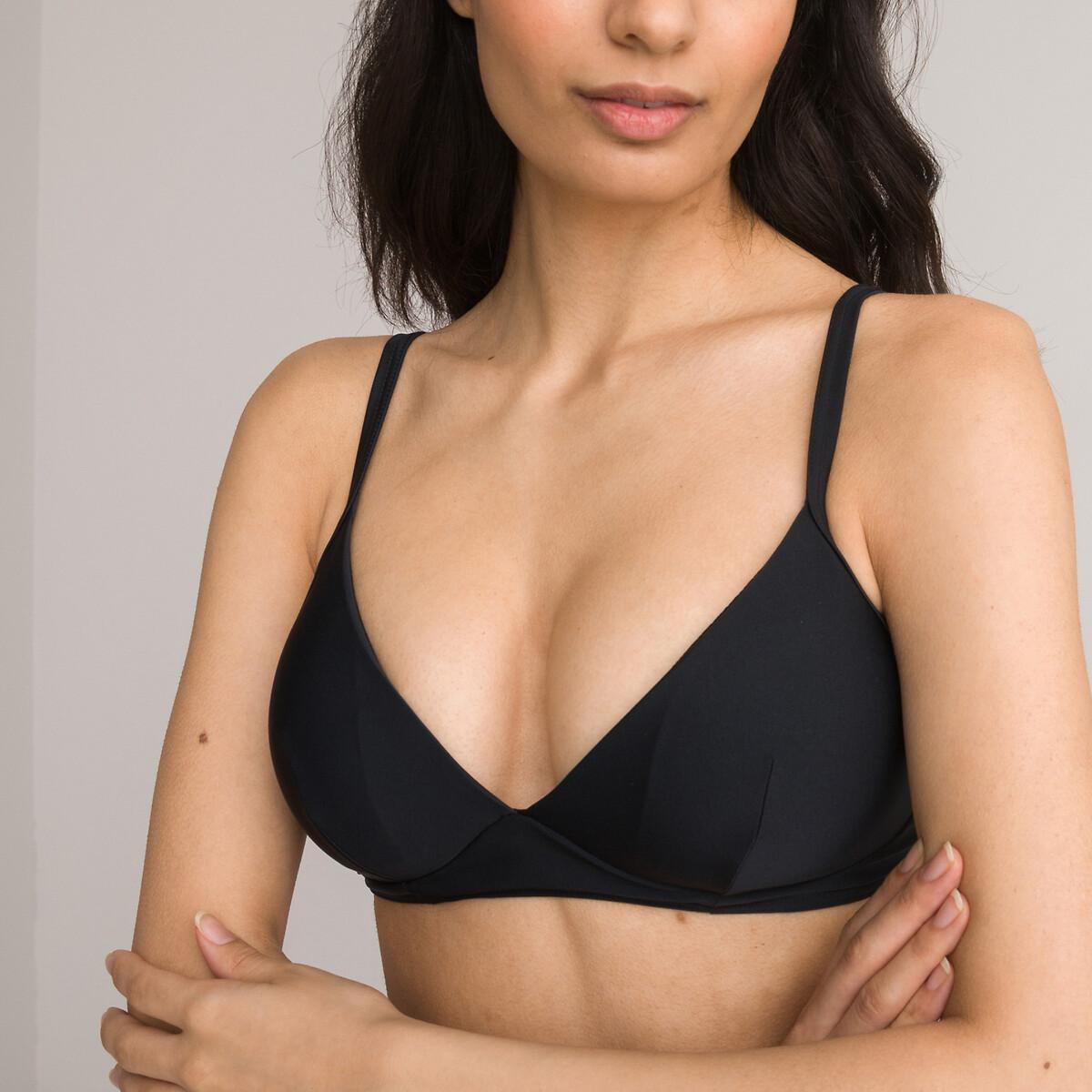 Bikini-oberteil In Triangelform Damen Schwarz 40 von La Redoute Collections