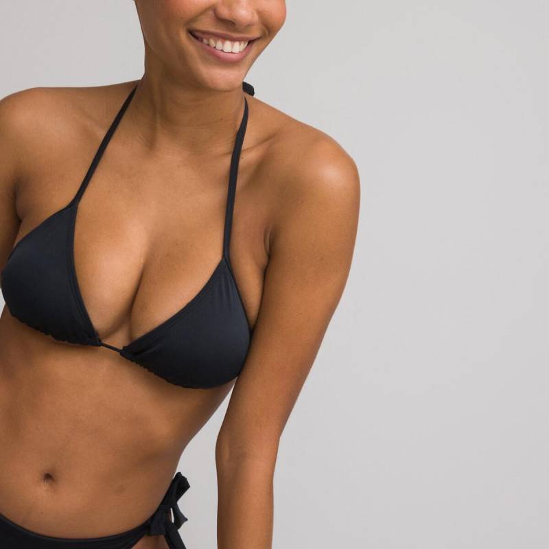 Bikini-oberteil In Triangelform Damen Schwarz 44 von La Redoute Collections