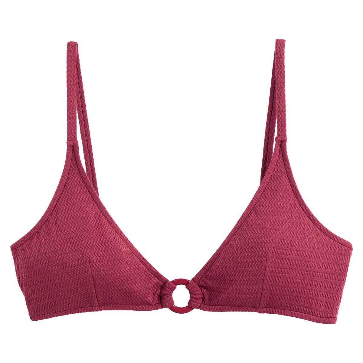 Bikini-oberteil In Triangelform Unisex Rot 40 von La Redoute Collections