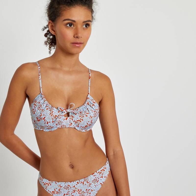 Bikini-oberteil Mit Blumenmuster Unisex Multicolor B/80 von La Redoute Collections