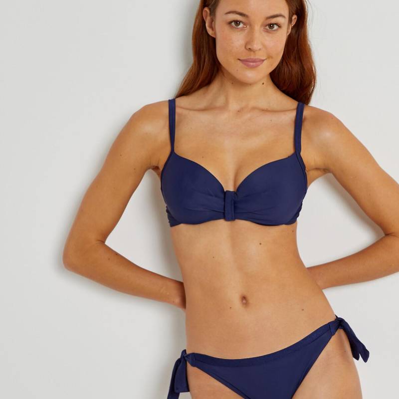 Bikini-oberteil Mit Push-up-effekt Unisex Blau A/75 von La Redoute Collections