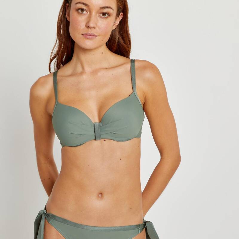 Bikini-oberteil Mit Push-up-effekt Unisex Grün A/80 von La Redoute Collections