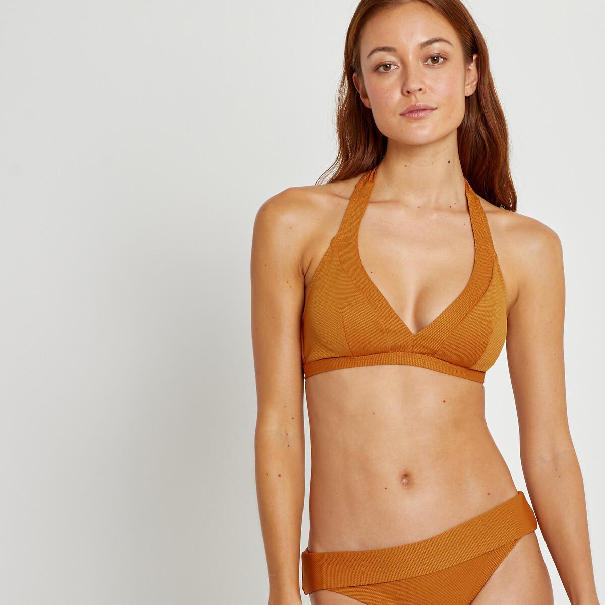 Bikini-oberteil Mit Triangel-cups Damen Gelb 32 von La Redoute Collections