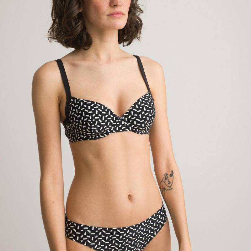 Bikini-oberteil In Full-cup-form Unisex Grau E/80 von La Redoute Collections