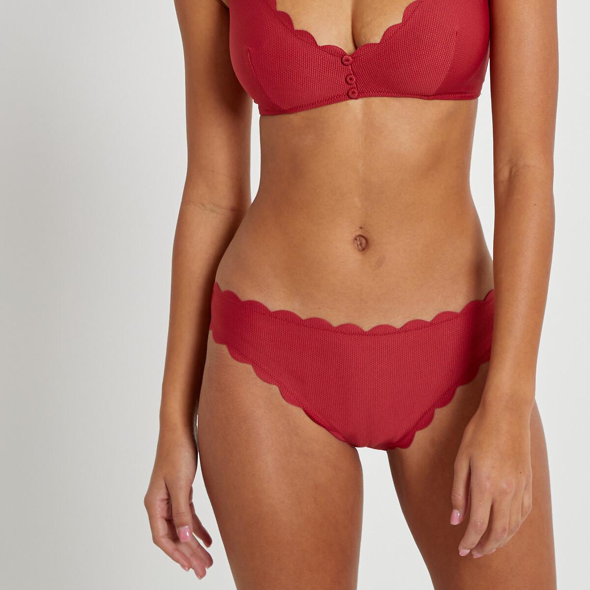 La Redoute Collections - Bikini-Slip, für Damen, Rot, Größe 34 von La Redoute Collections