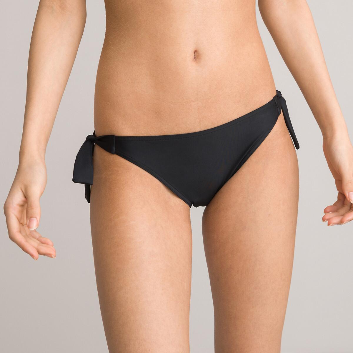 Bikini-slip Zum Binden Damen Schwarz 36 von La Redoute Collections