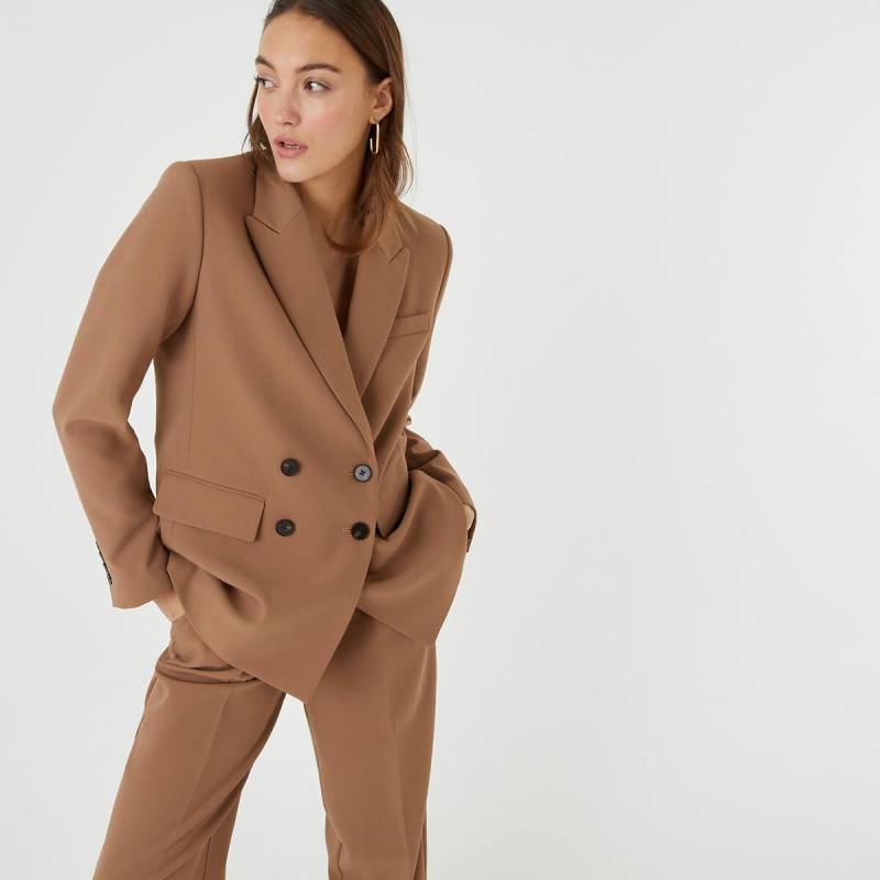 Oversize-blazer Damen Braun 34 von La Redoute Collections