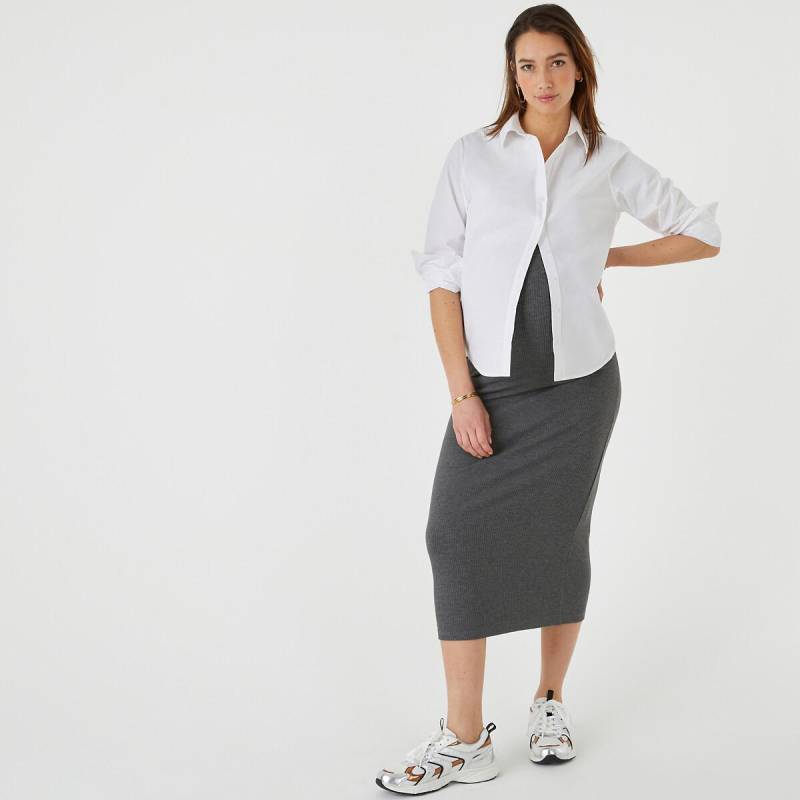 Bleistiftrock Für Die Schwangerschaft Damen Grau XL von La Redoute Collections