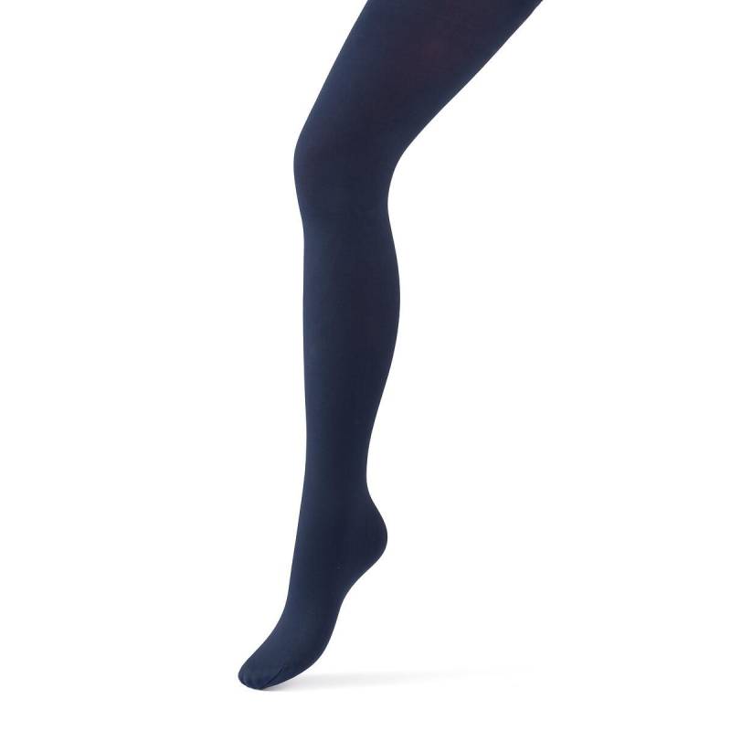 Blickdichte Strumpfhose Damen Blau 44-46 von La Redoute Collections