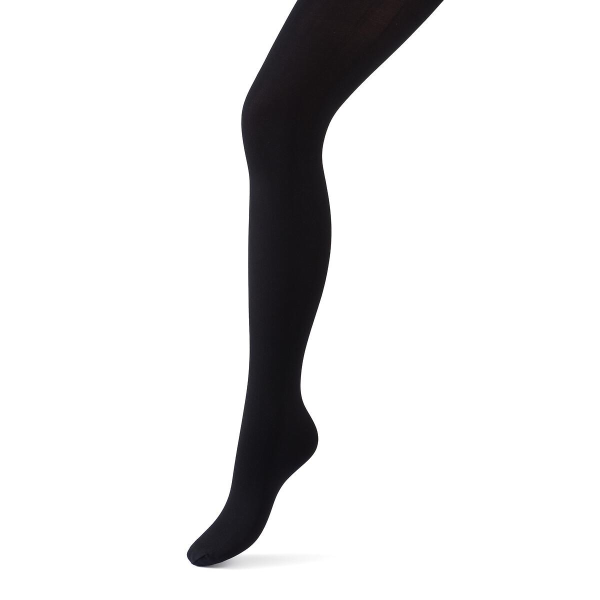 La Redoute Collections - Blickdichte Strumpfhose, für Damen, Schwarz, Größe 48/50 von La Redoute Collections