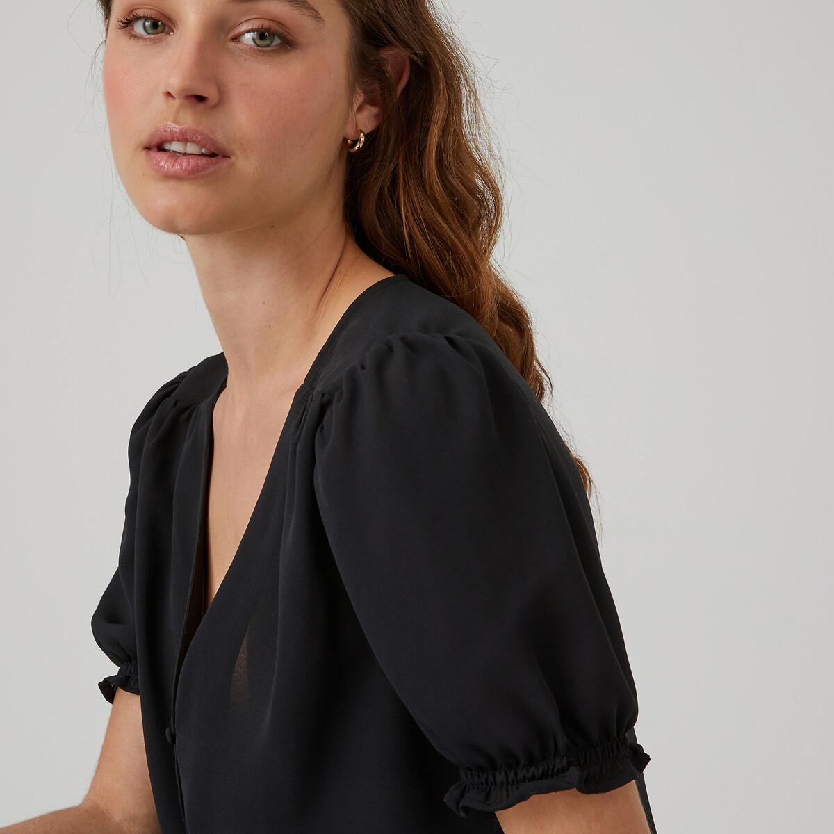 Bluse Damen Schwarz 32 von La Redoute Collections