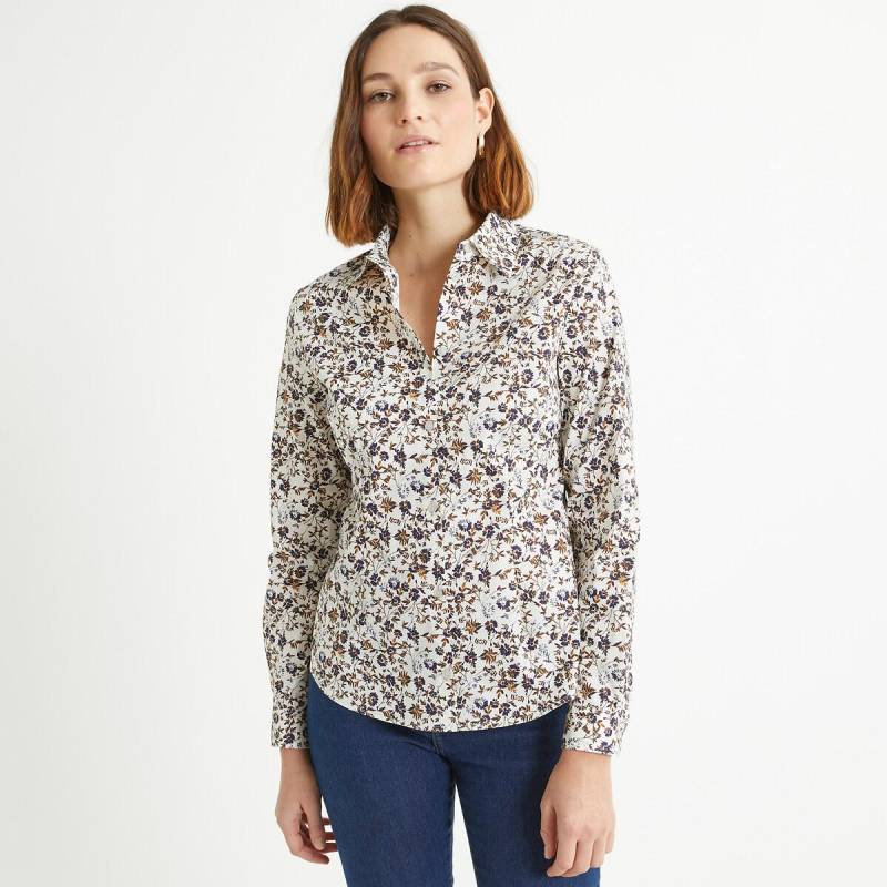 Bluse Mit Langen Ärmeln Damen Beige 34 von La Redoute Collections