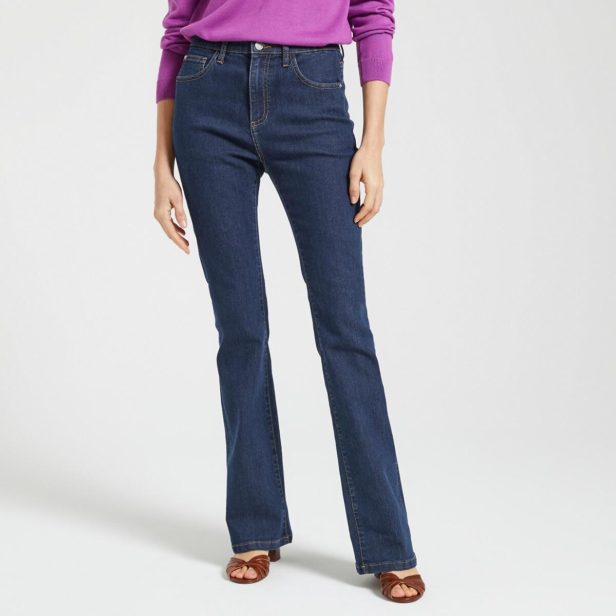 La Redoute Collections - Bootcut-Jeans, für Damen, Blau, Größe 38 von La Redoute Collections