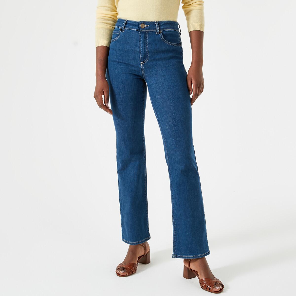 Bootcut-jeans Damen Blau 40 von La Redoute Collections