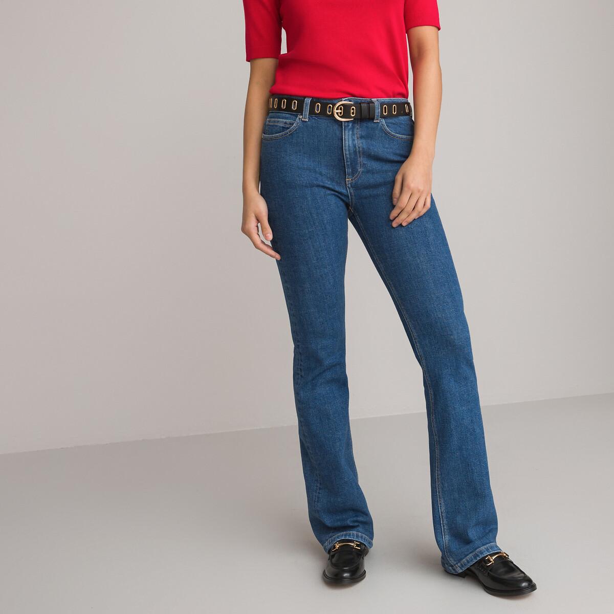 Bootcut-jeans Damen Blau 42 von La Redoute Collections