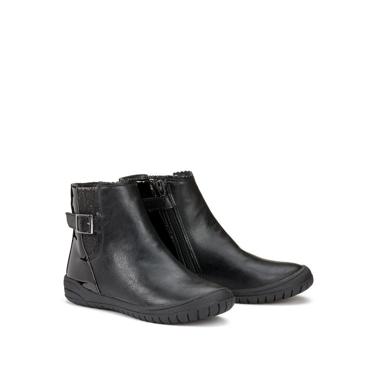 Boots Reissverschluss Und Dehneinsatz Damen Schwarz 27 von La Redoute Collections