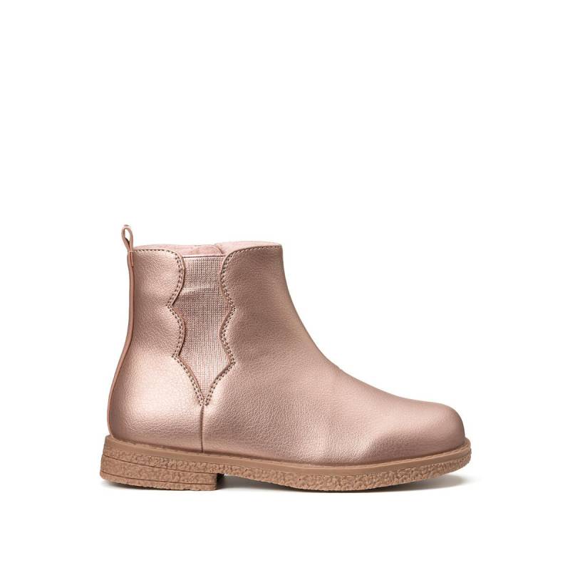 Boots Mit Reissverschluss Damen Rosa 33 von La Redoute Collections