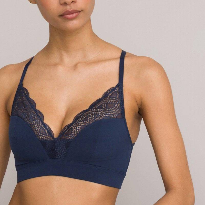 Bügelloser Bh Avry Damen Mitternachtsblau D/75 von La Redoute Collections