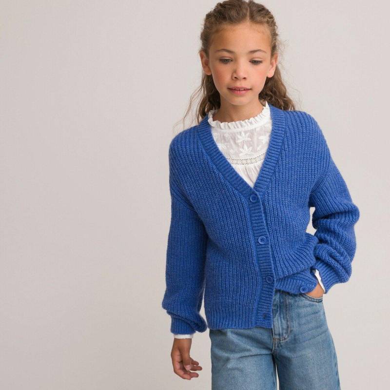 Cardigan Mit Knopfverschluss Mädchen Blau 102 von La Redoute Collections