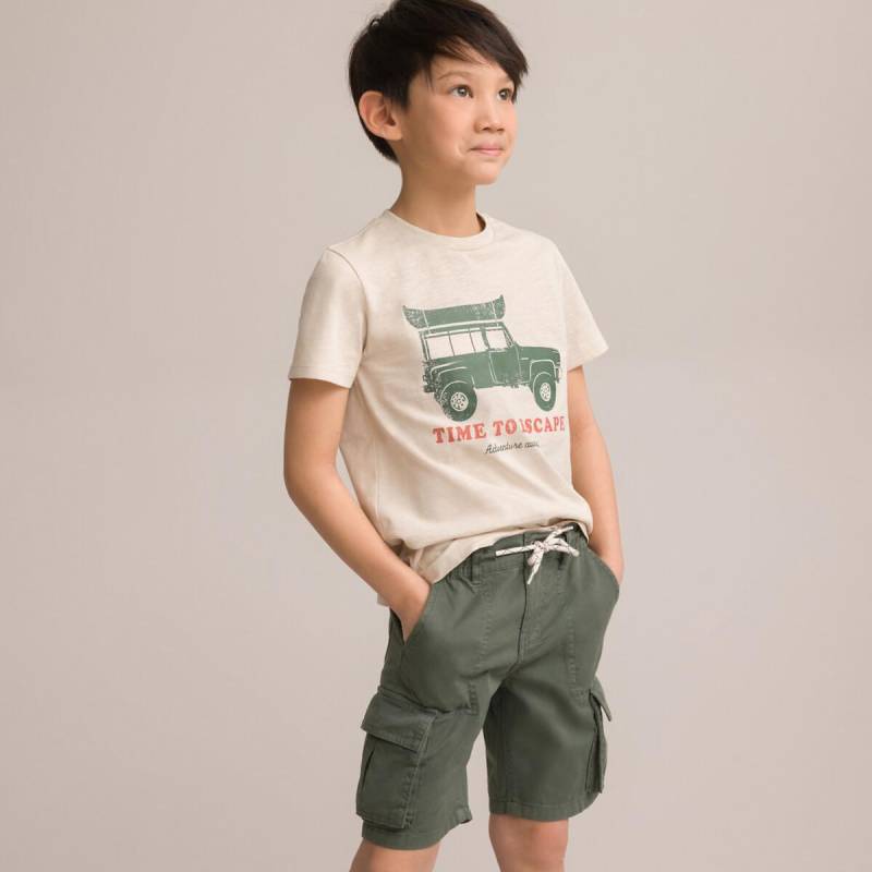 Cargo-bermudas Jungen Grün 118 von La Redoute Collections