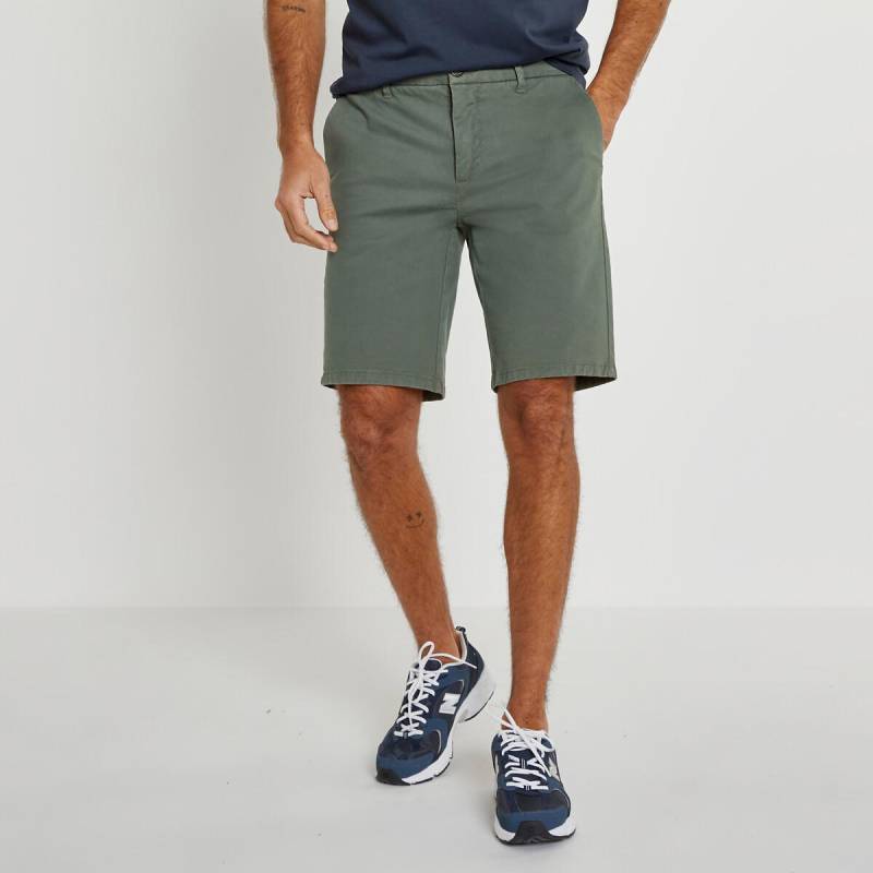 La Redoute Collections - Chino-Bermudas, für Herren, Grün, Größe 42 von La Redoute Collections