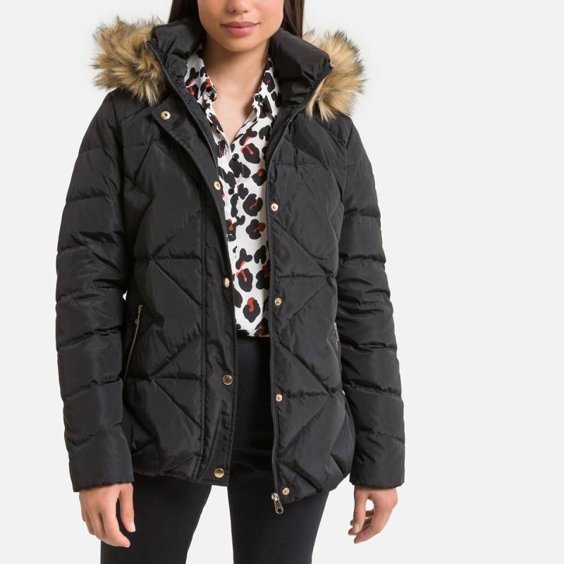 La Redoute Collections - Daunenjacke mit Kapuze, für Damen, Schwarz, Größe 38 von La Redoute Collections