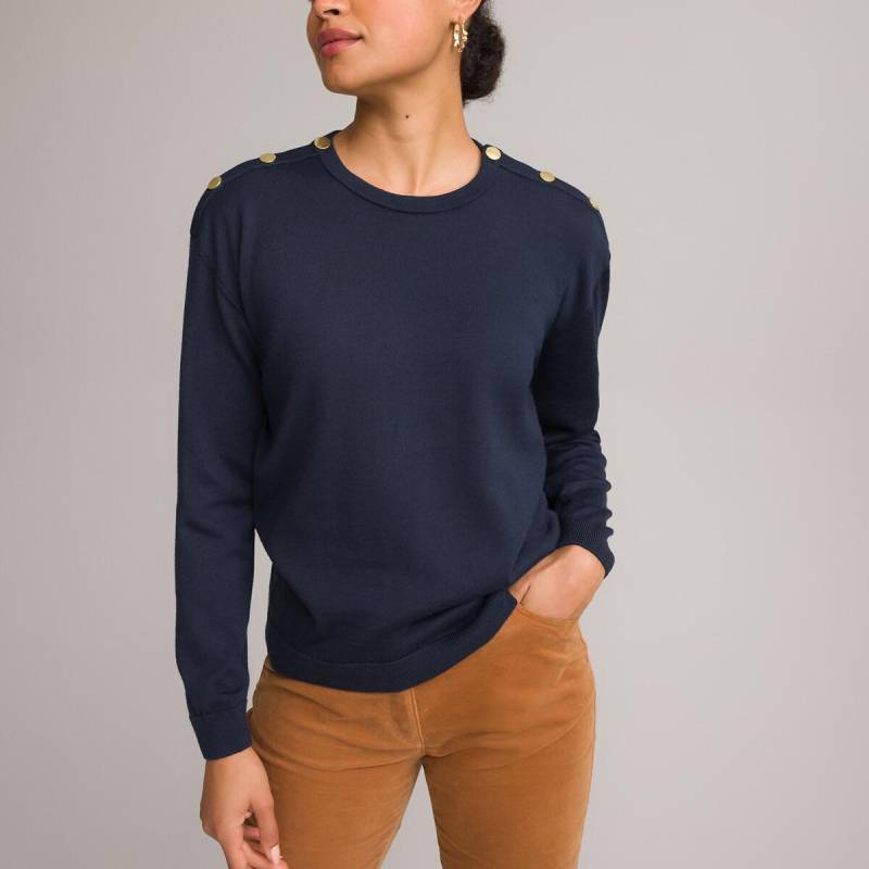 Feinstrickpullover Damen Blau 42 von La Redoute Collections