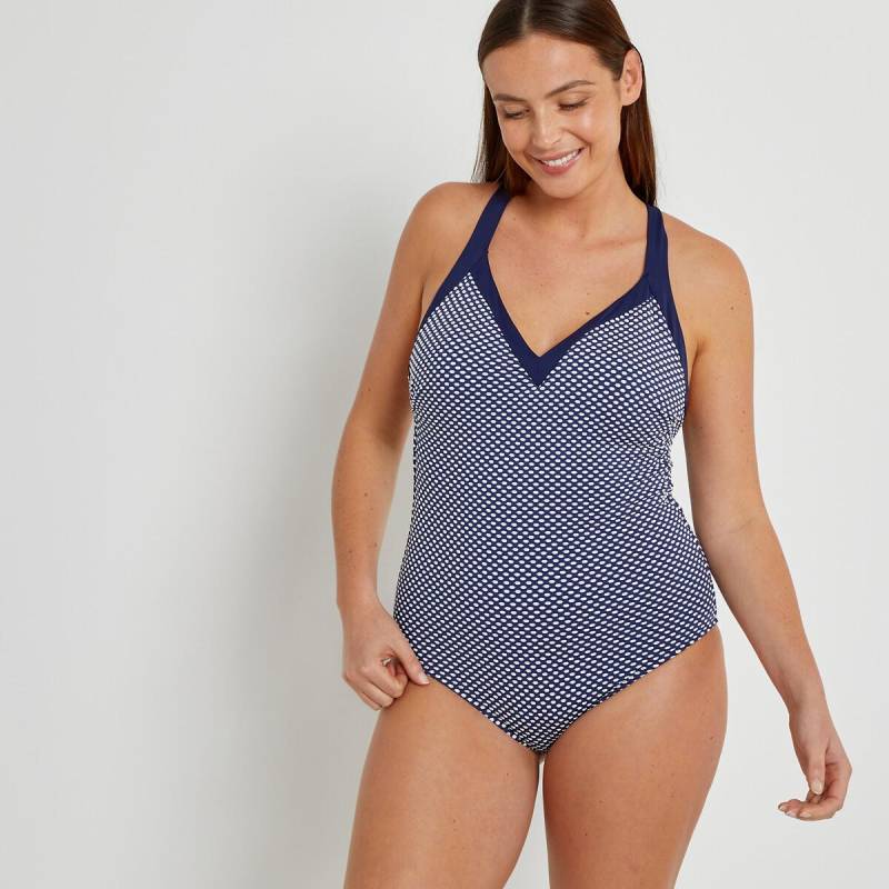 Badeanzug Damen Blau 54 von La Redoute Collections