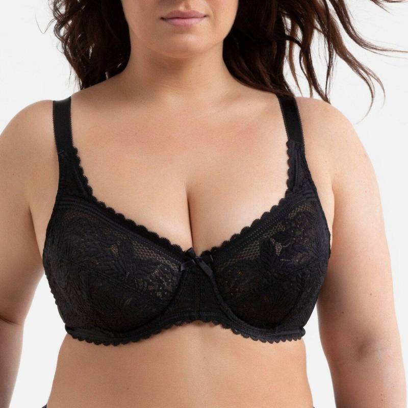 Full-cup-bh Signature Jeanne Aus Spitze Damen Schwarz D/85 von La Redoute Collections