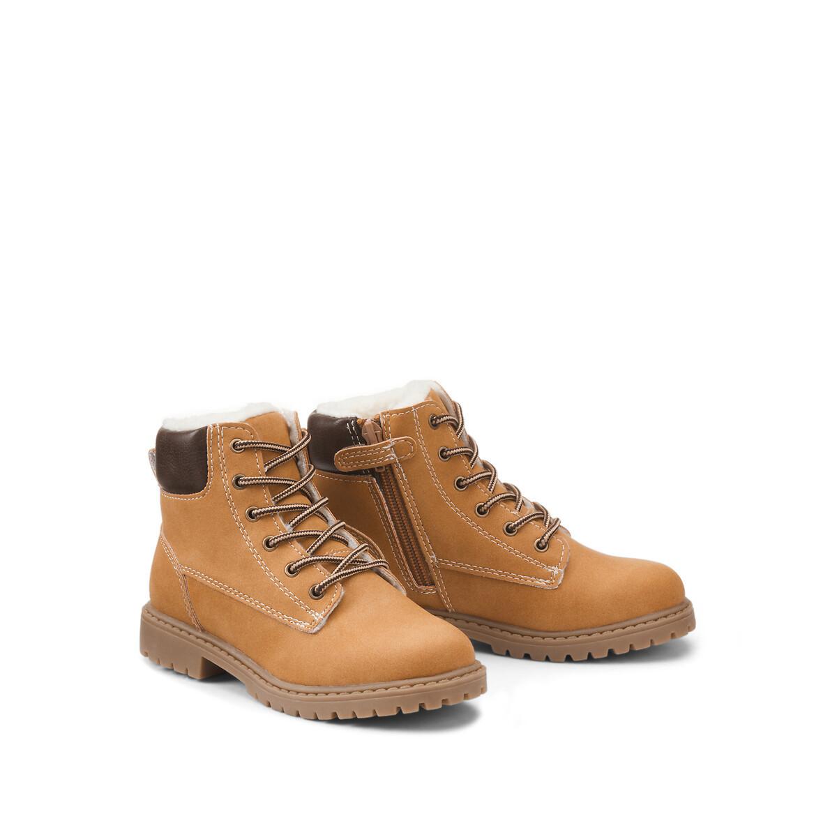 Gefütterte Boots Damen Braun 27 von La Redoute Collections