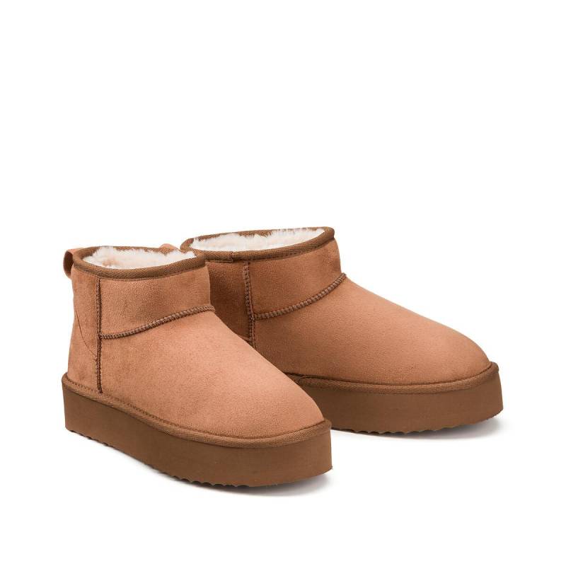 Gefütterte Boots Damen Braun 39 von La Redoute Collections