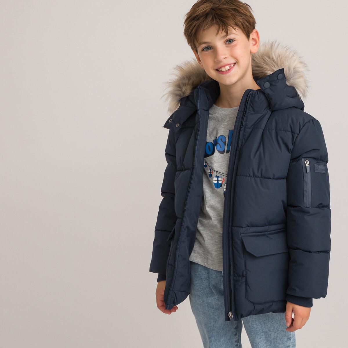 Gesteppte Winterjacke Mit Kapuze Jungen Blau 102 von La Redoute Collections