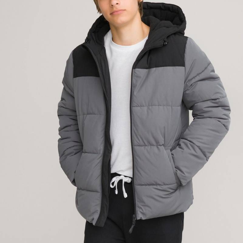 Gesteppte Winterjacke Mit Kapuze Jungen Grau S von La Redoute Collections