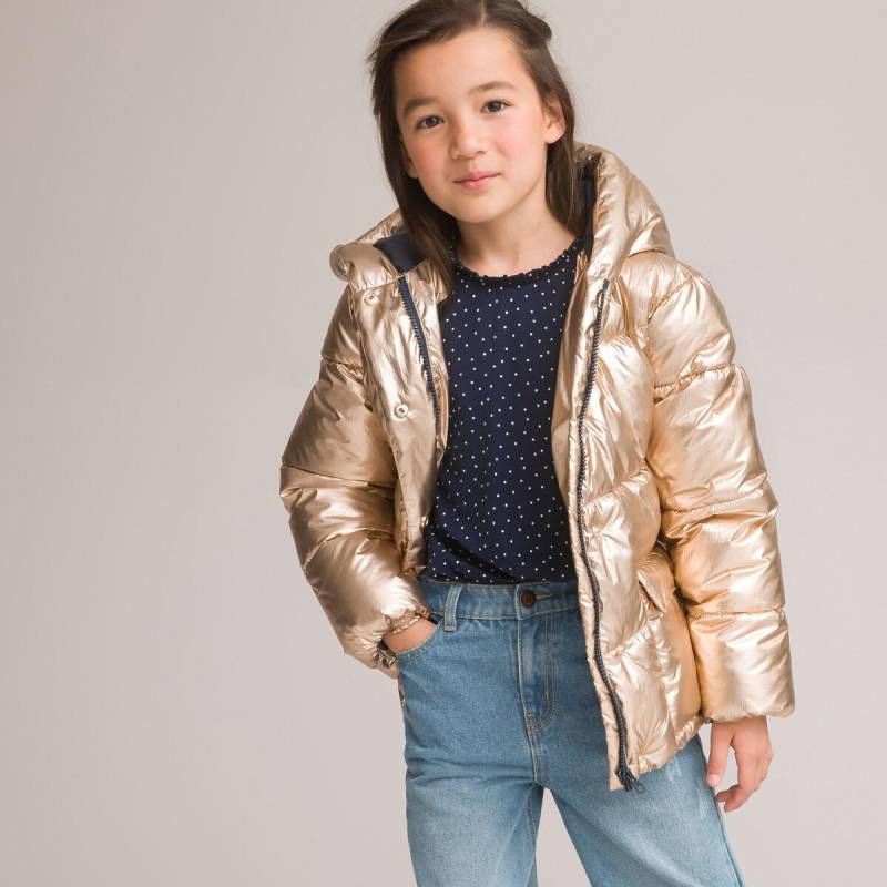 Gesteppte Winterjacke Mit Kapuze Mädchen Gold 128/134 von La Redoute Collections