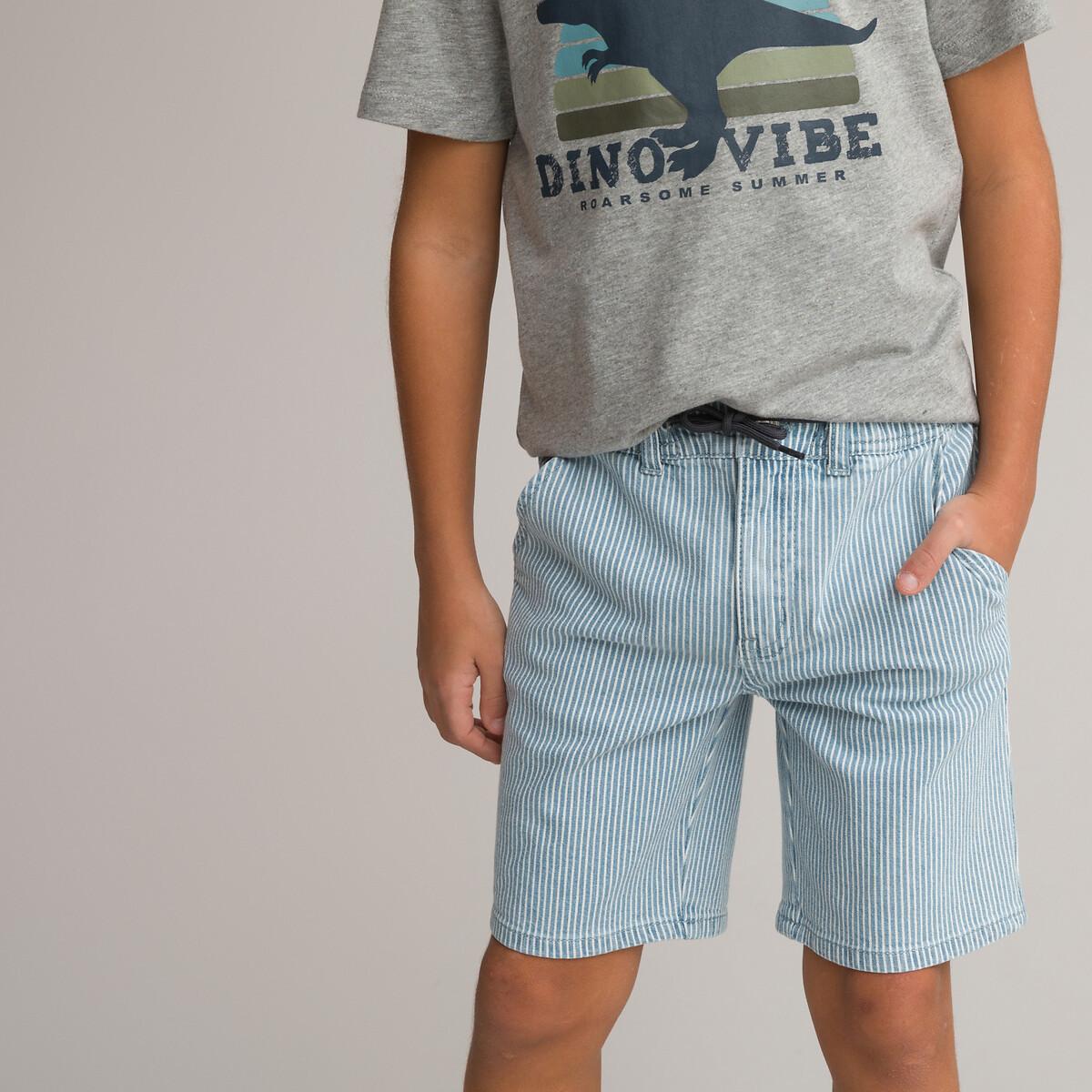 Gestreifte Bermudas Jungen Blau 128/134 von La Redoute Collections